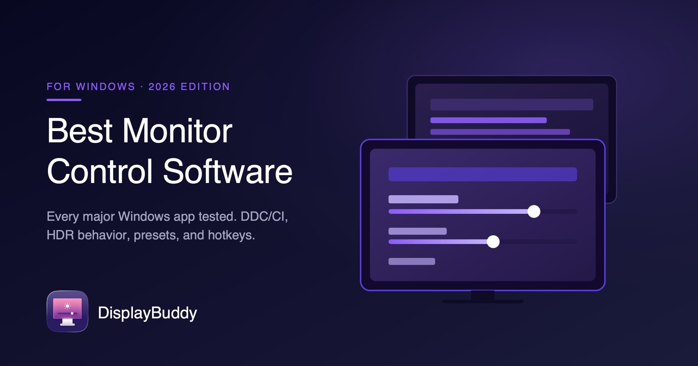 Best Monitor Control Software for Windows (2026)
